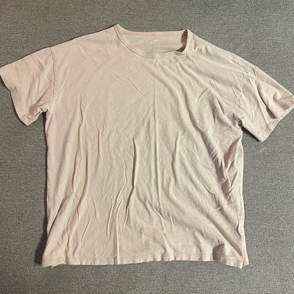 Aerie Boyfriend Distressed Oversized T-Shirt